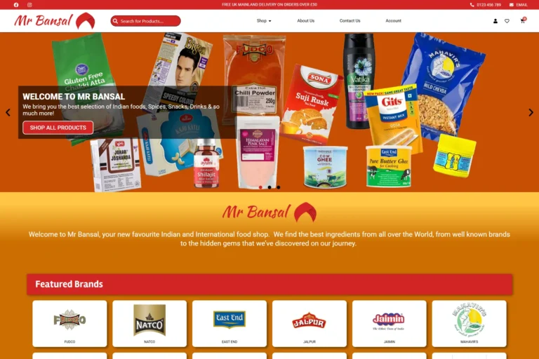 Mr Bansal Web Design UK by SJ Luxe